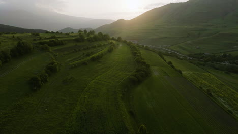 Paisaje-Siempre-Verde-Cerca-Del-Pueblo-De-Chobareti-En-El-Sur-De-Georgia