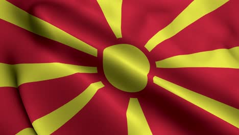 north macedonia flag