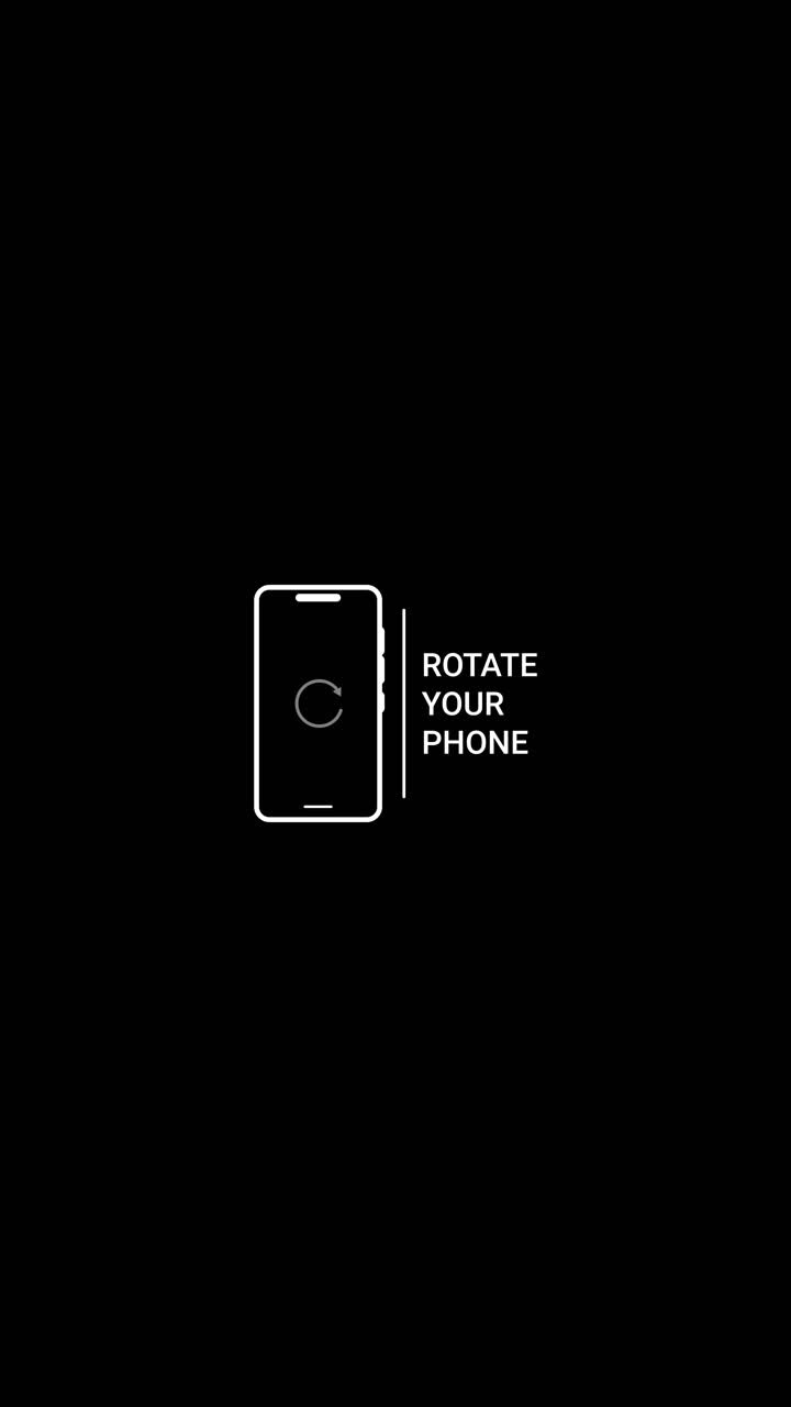 Animated Smartphone Icon Instructing to Rotate Phone