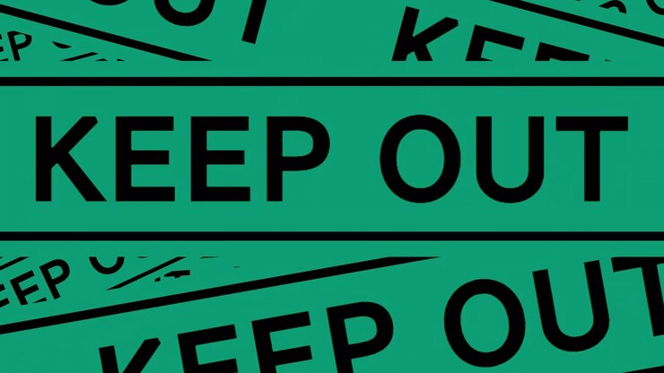 KEEP OUT Transitions. 1080p - 30 fps - Alpha Channel (5)