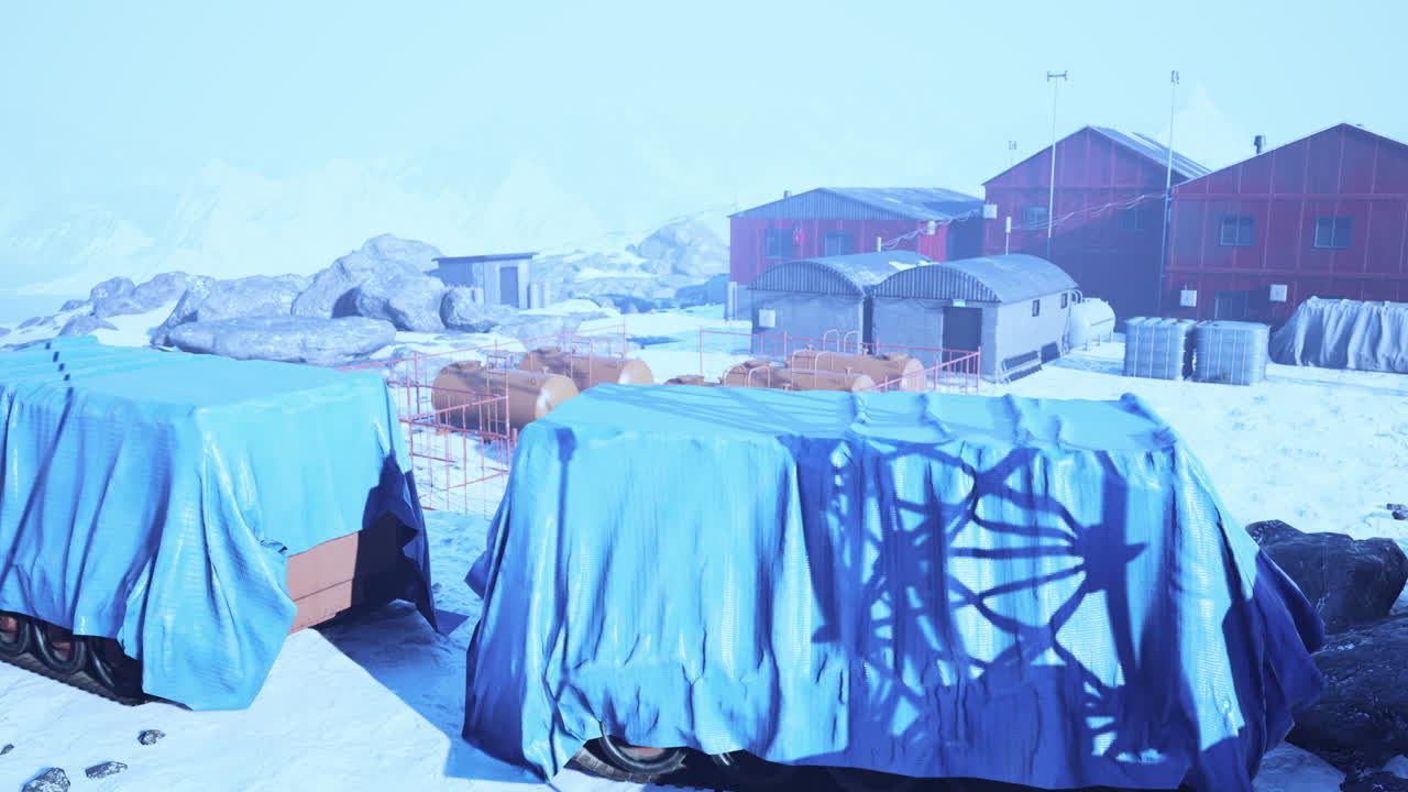 바다 연안 의 극 기상 스테이션