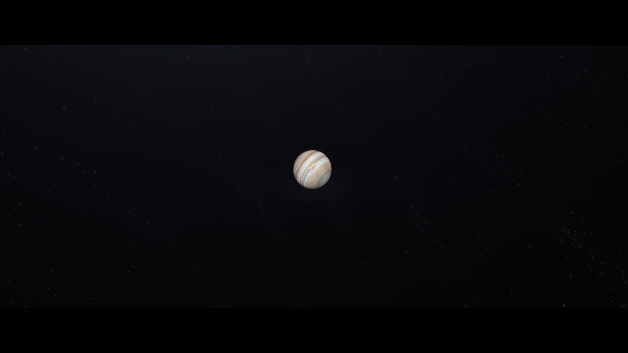 Jupiter planet viewed from space