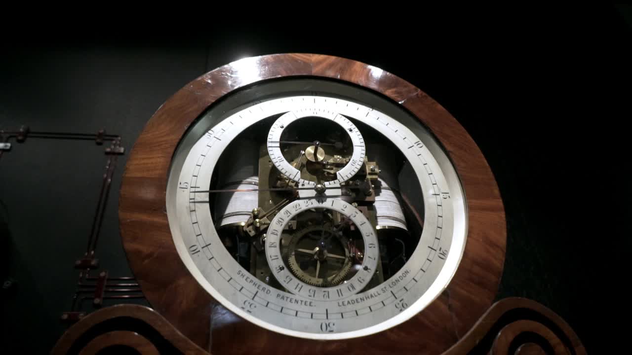 Antique Mechanical Clock Display