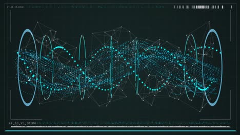 digitally generated dna structure