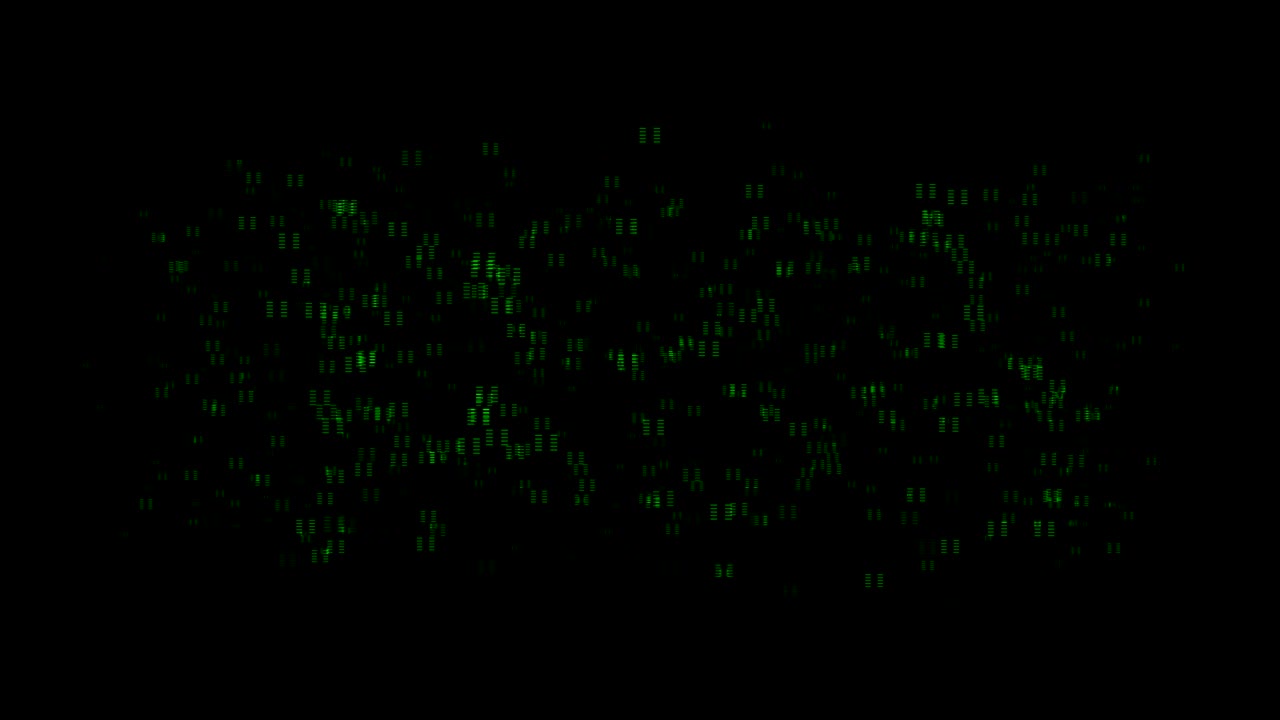 Digital stream gallery background. digital animation particles. loop abstract digital technology background.