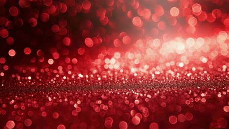 red glitter bokeh background