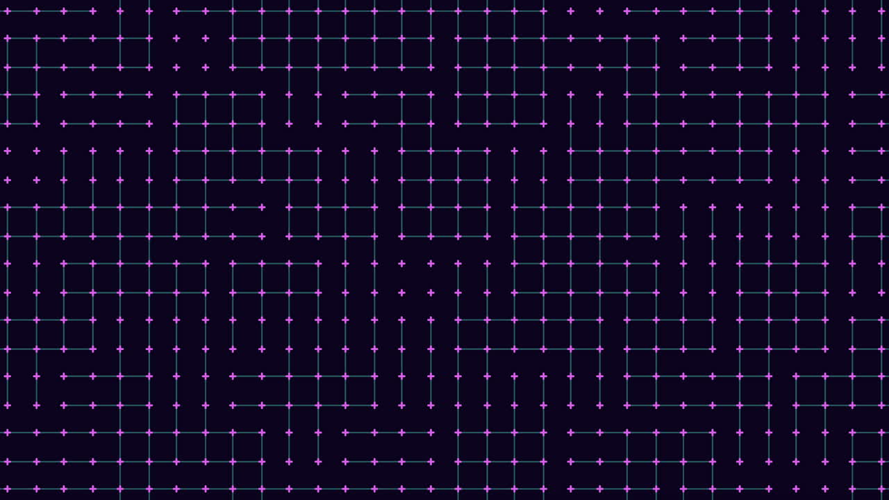 Black and blue grid pattern with varying shades of blue squares