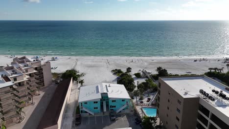 siesta key beach and the shimmering turquoise water of the gulf in the summer, sarasota, florida