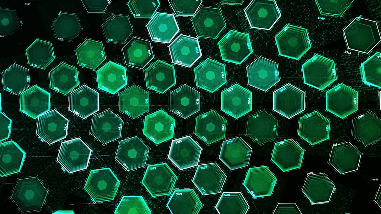 visualización de la red hexagonal abstracta