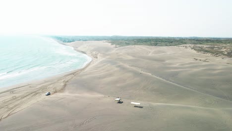 Blick-Auf-Das-Meer-Und-Den-Sand-In-Veracruz,-Mexiko