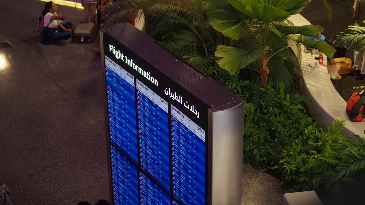 Airport Flight Information Display