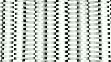 Geometry abstraction - rows of rectangles objects - many geometrical shapes, 3d computer generated background