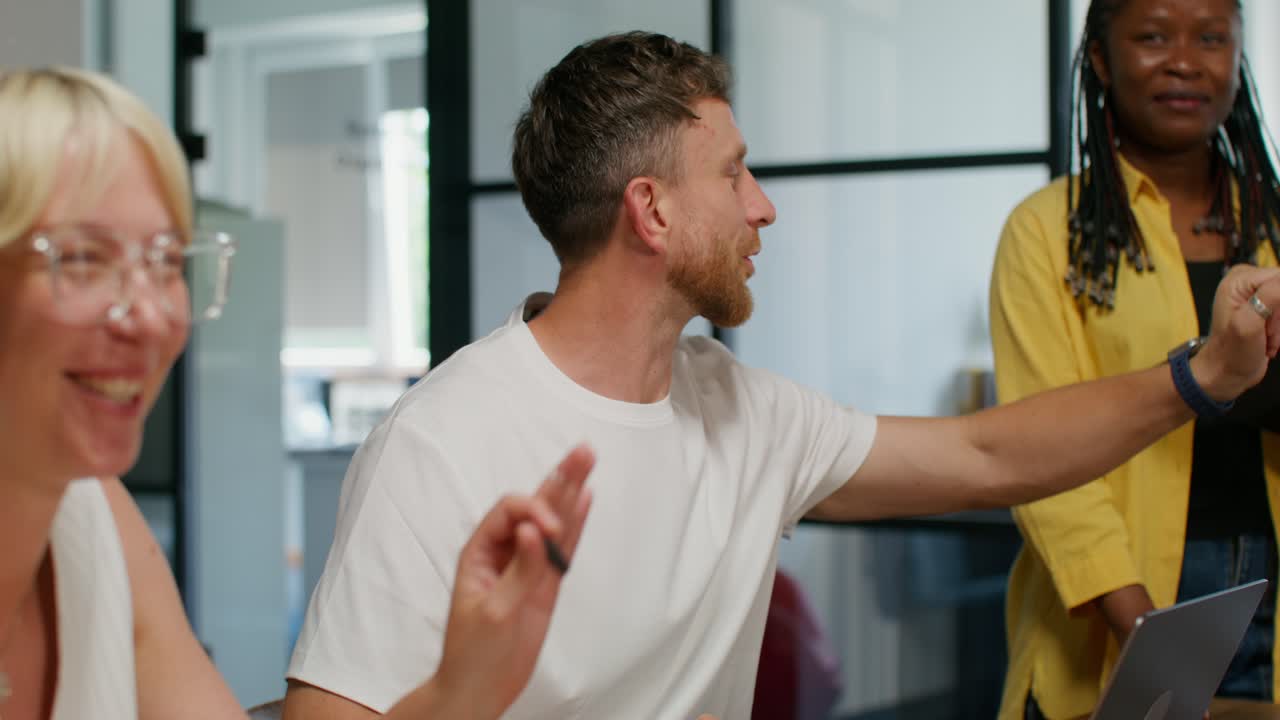 reunión de negocios en curso