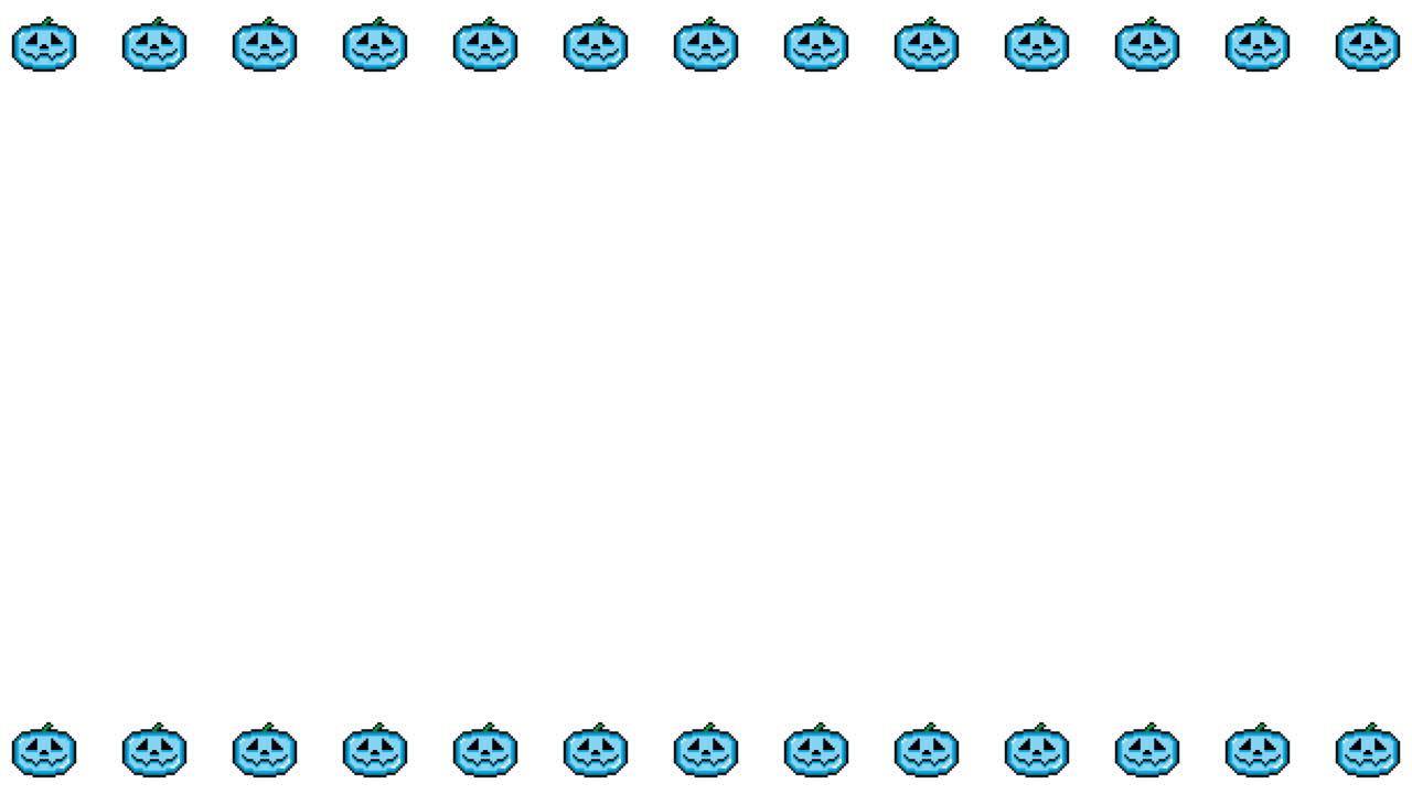 Pixel Art Jack o lantern Frame Animated Overlay 1080p Transparent 30 fps (3).mov