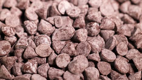 detailed view of chocolate chips in bulk