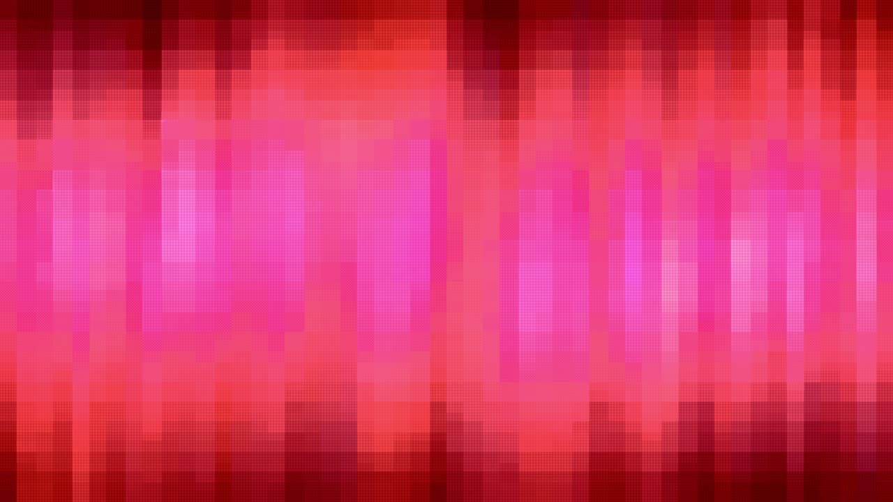 추상 루프 빨간색, 분홍색, 디지털 그리드 모션 그래픽 요소, 원활한 루핑 패턴, 그리드 움직임, 4k 3d 모자이크 사각형 타일