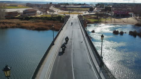 motorcycles, aerial views motorcycles, aerial views