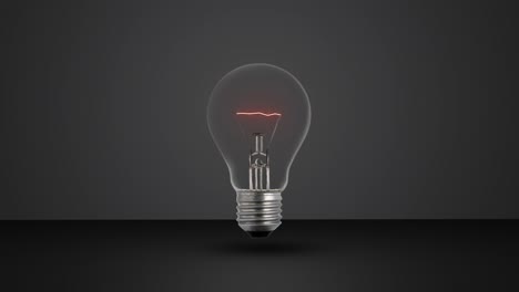 a bulb light on and off, green energy conservation