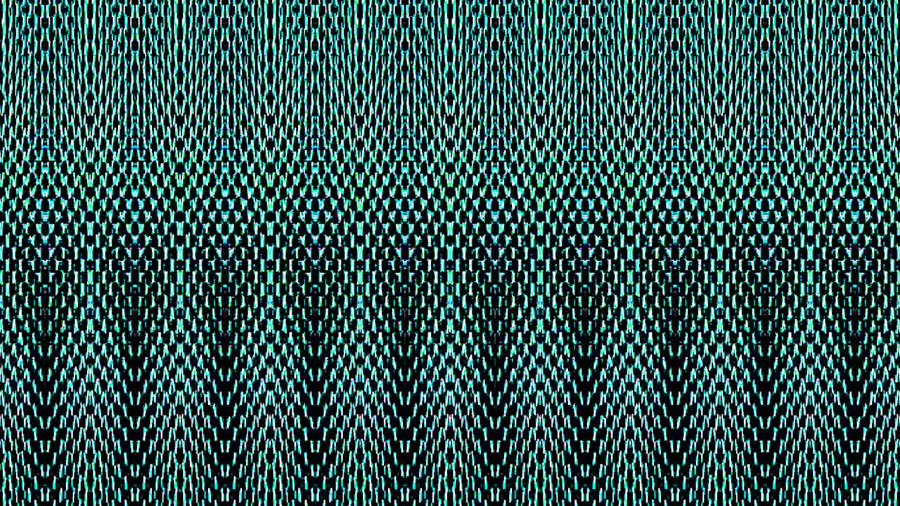 líneas brillantes que establecen el movimiento de la onda, coloridas, sobre un fondo negro