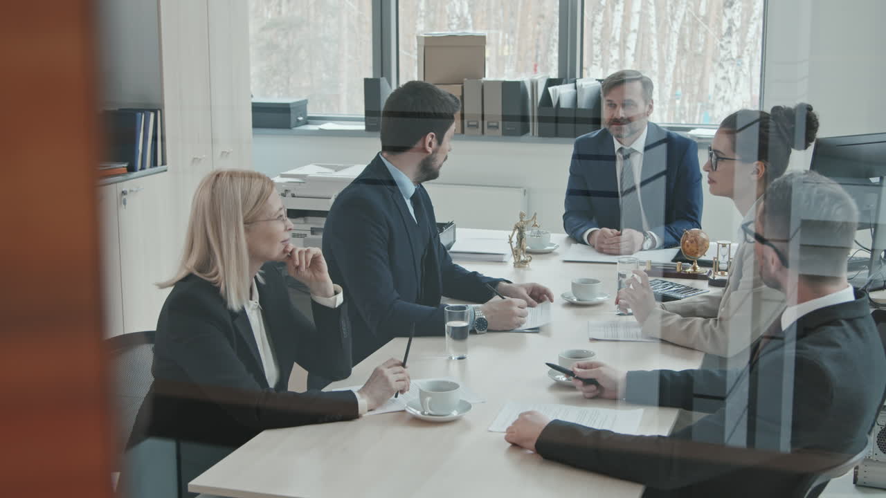 Meeting of Counsels at Conference Room