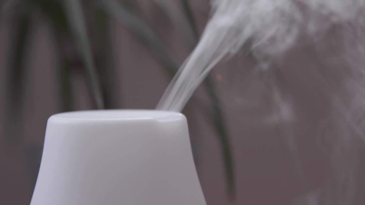 Essential Oil Diffuser Misting Close Up