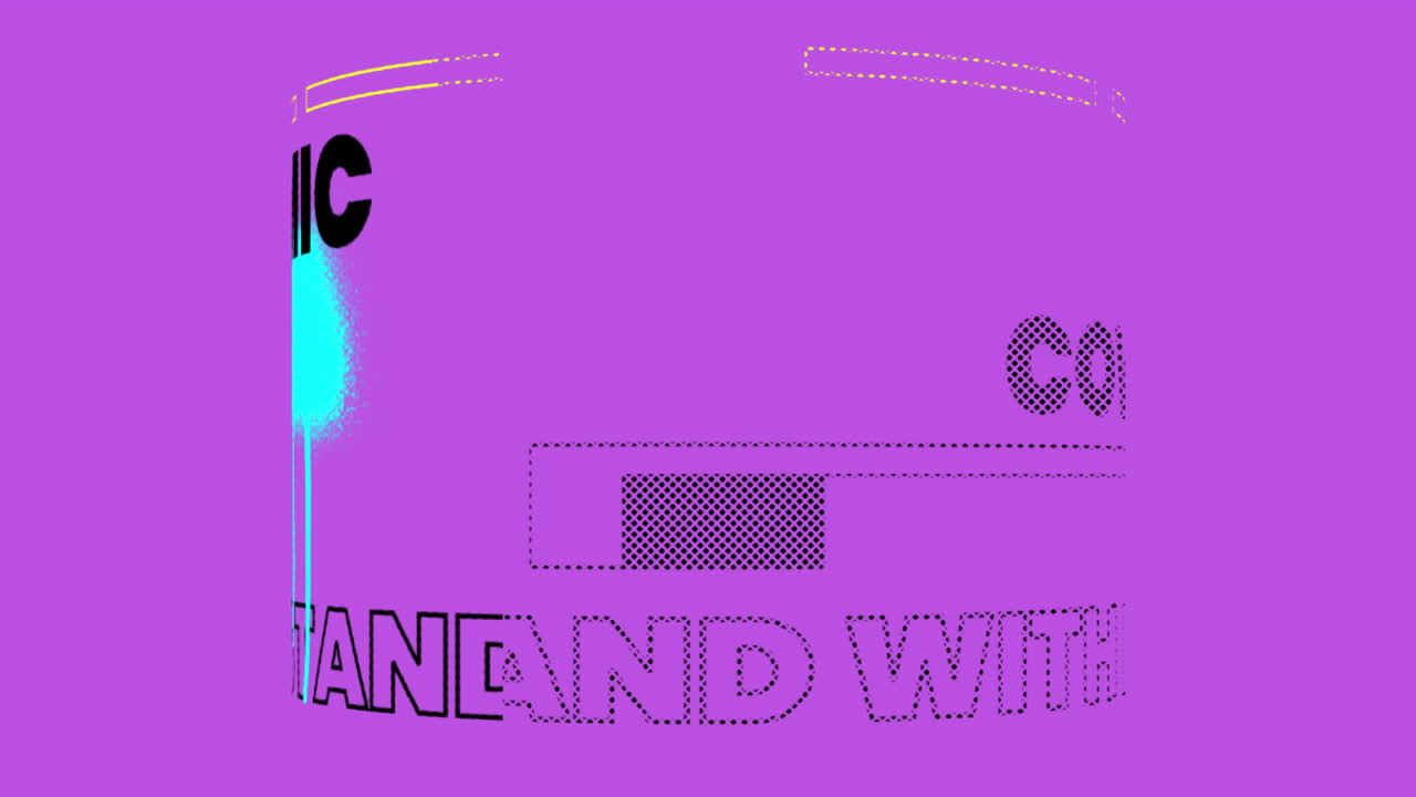 Coronavirus concept texts on a rotating cylinder against purple background