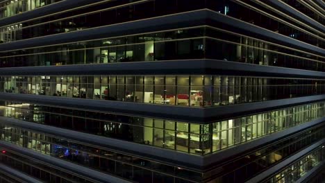 modern office building at night