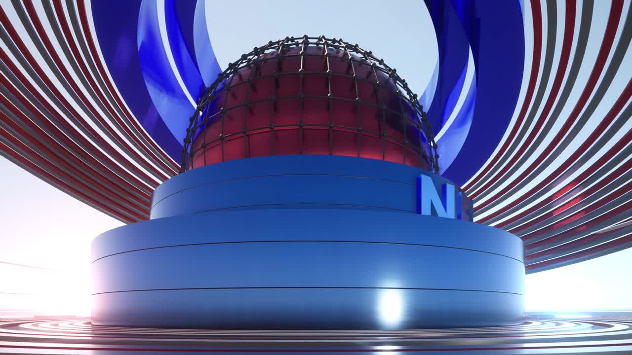 3d 세계 뉴스 배경 루프