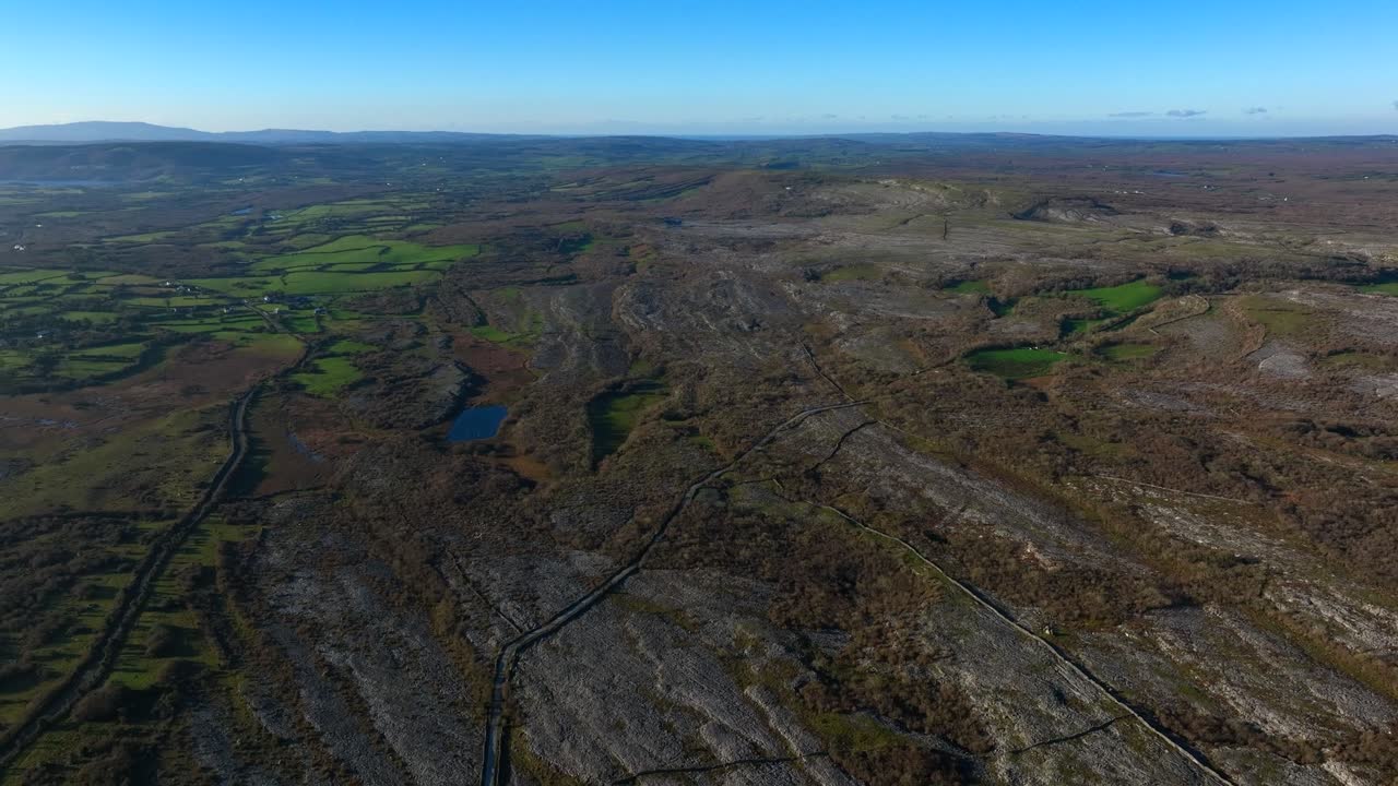 el burren, mullaghmore, condado de clare, irlanda, noviembre de 2023