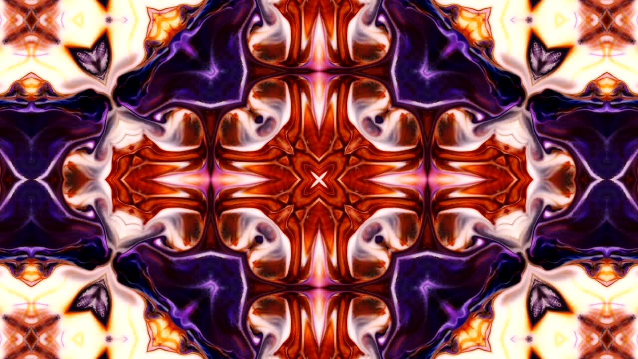movimiento de fondo de kaleidoscopio abstractamente colorido