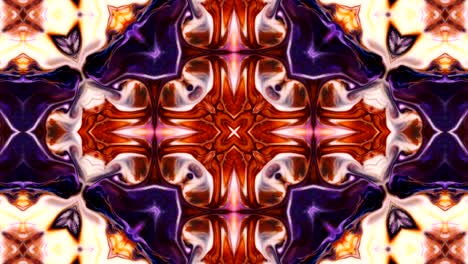 movimiento de fondo de kaleidoscopio abstractamente colorido
