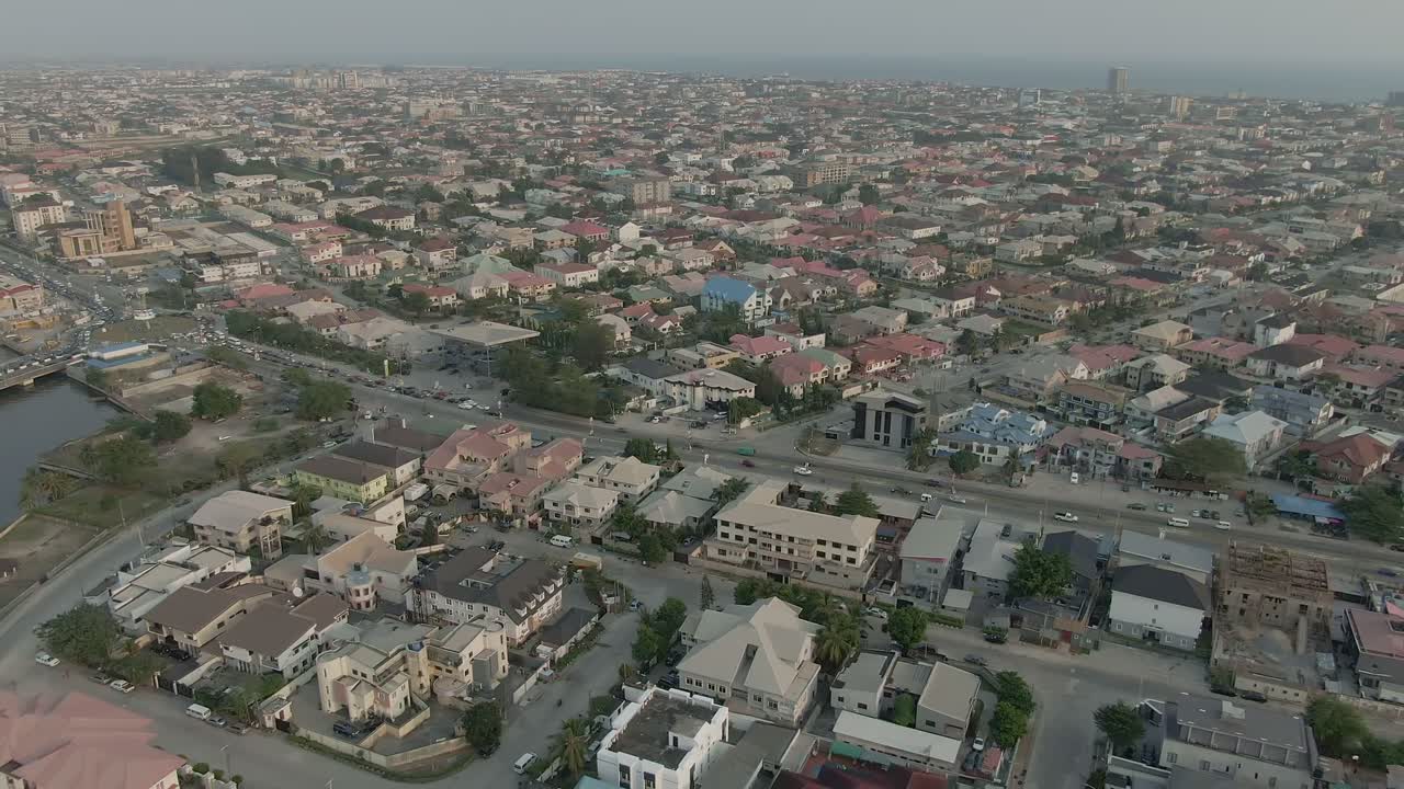 lagos aéreos, nigeria, áfrica