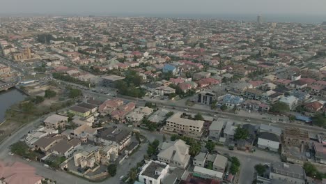 aerial lagos, nigeria, africa