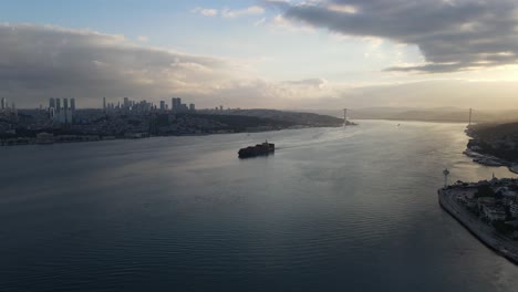 sea transportation ship aerial view 3