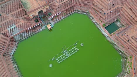 Husainabad-Clock-Tower-and-Bada-Imambara-India-Architecture-view-from-drone