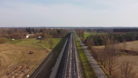 graduation towers in ciechocinek - a complex of three brine graduation towers, erected in the 19th century in ciechocinek, poland.