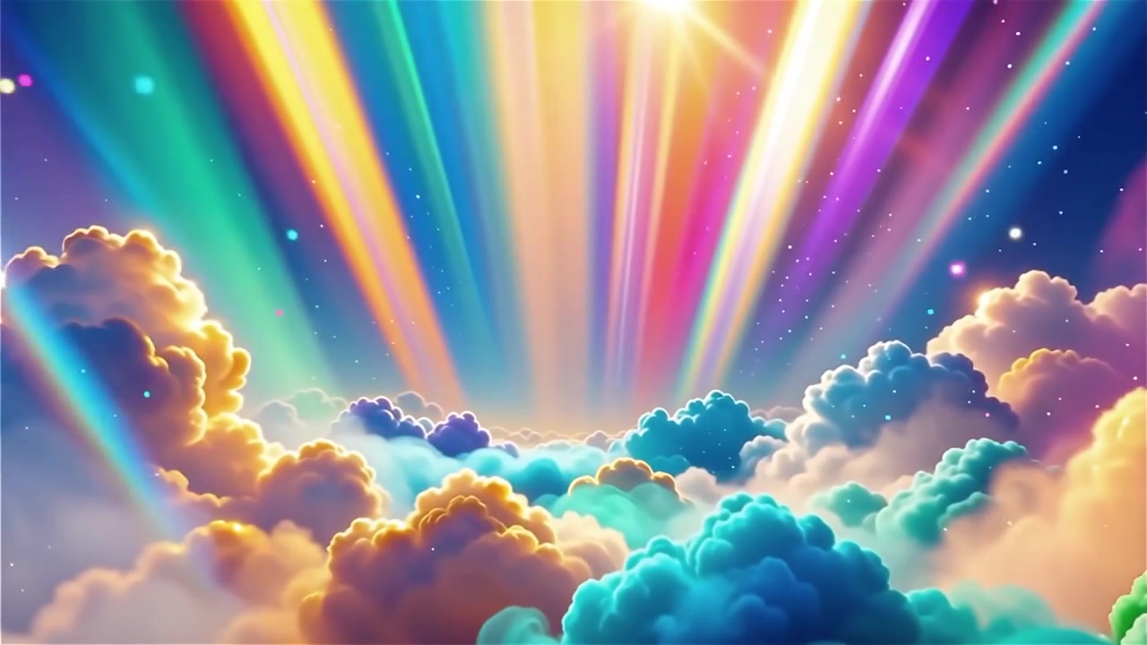Fundo Cristão de Adoração com Luz Celestial