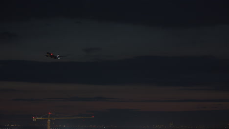 a dark night takeoff