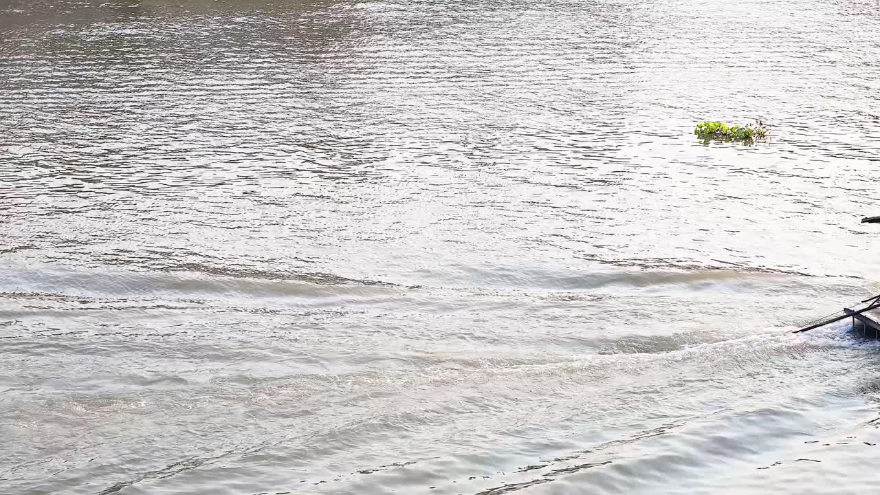 관광객 들 이 강 에서 보트 타기를 즐기고 있다