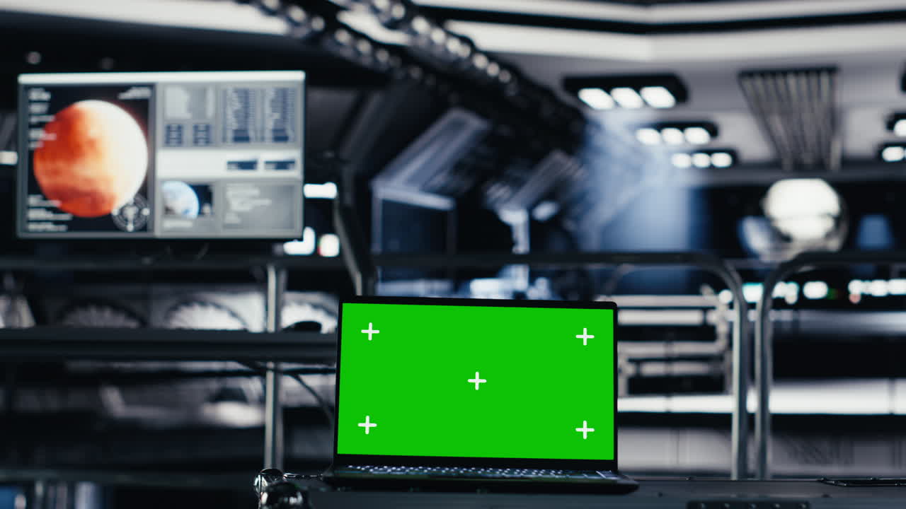 Mockup notebook used for orbital navigation data during red planet journey