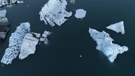 icebergs in icelandic waters