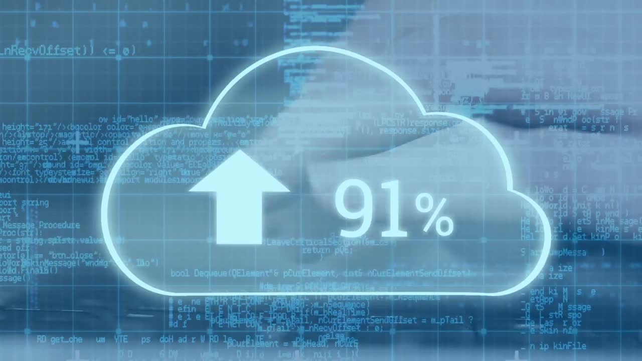 진행 클라우드와 프로그램 코드를 업로드합니다.