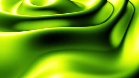 close-up of green silk fabric with flowing folds creating a smooth, abstract texture. fashion, fabric design, and luxury background concept. design for banner, poster, and textile patterns