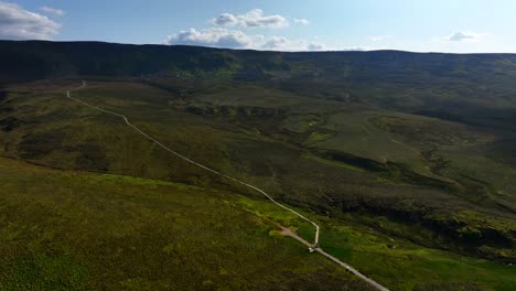 Geoparque-De-Los-Lagos-De-Cuilcagh,-Condado-De-Fermanagh,-Irlanda-Del-Norte,-Junio-De-2023