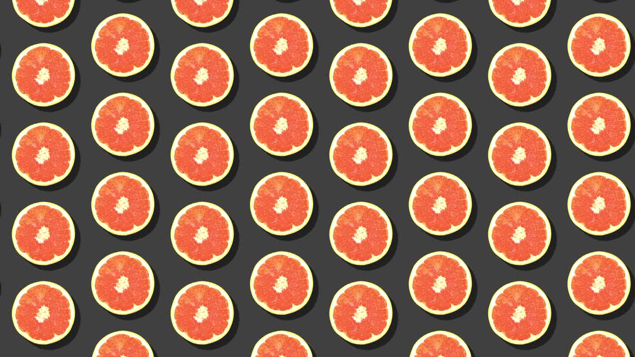 오렌지 슬라이스 루프 애니메이션