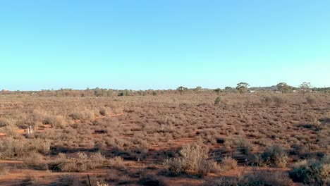flying over a sign leading into broken hill