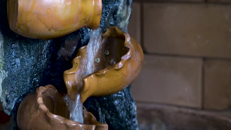 Beautiful-cascading-clay-water-fountain.-Flat-plane