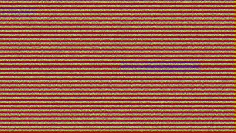 digital animation of tv static noise effect against red background