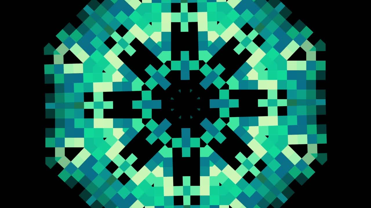 patrón geométrico pixelado abstracto