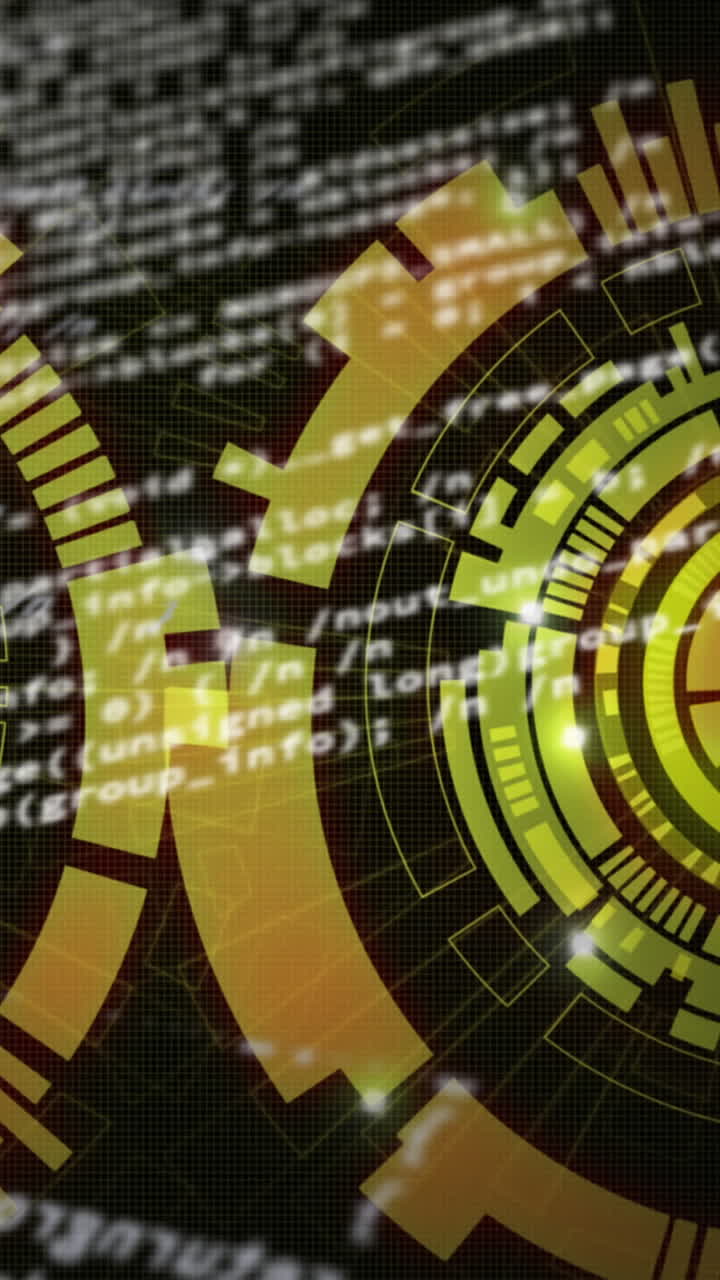 animación del procesamiento de datos a través del escaneo de visores